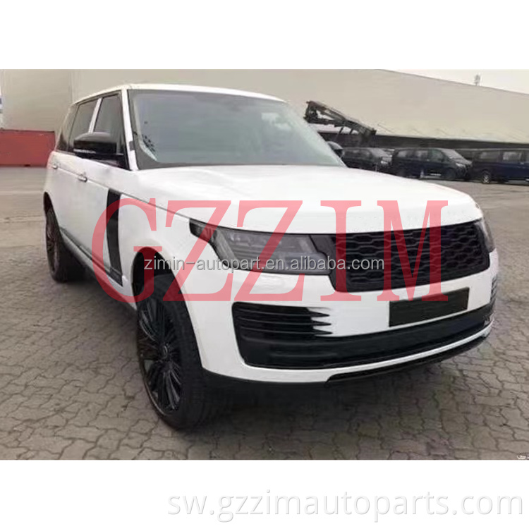 2018 auto gari trim kit nyeusi na fedha kwa 2018 rr v*gue